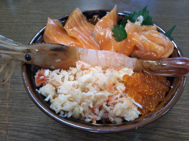 北海道の海鮮丼