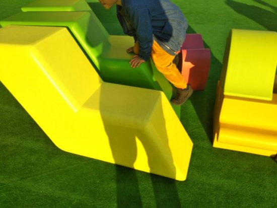 レイクタウンのテラス