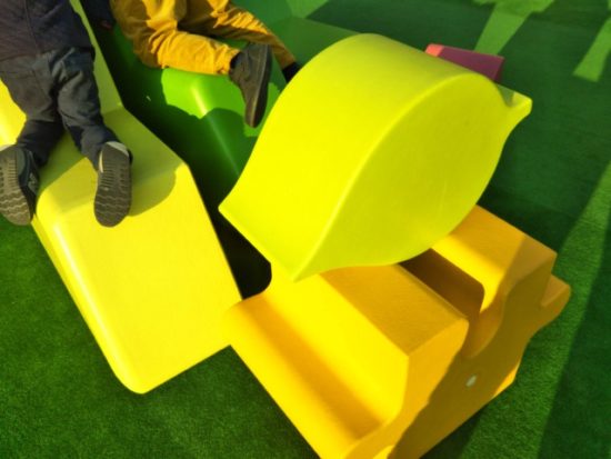 レイクタウンのテラス