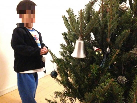 IKEAの本物のモミの木