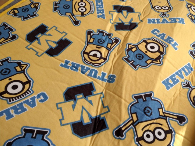 ミニオンの敷きパッド