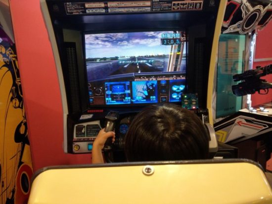 飛行機のシミュレーター