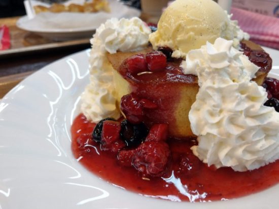 cafe restoのパンケーキ