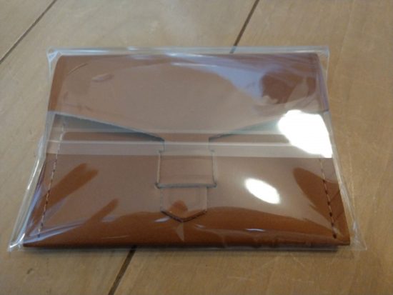土屋鞄の革封筒のレターセット