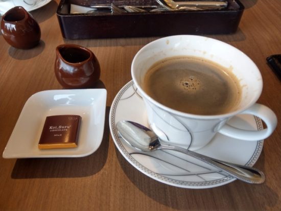 白い恋人パークのコーヒー