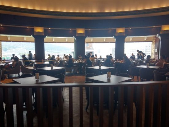 白い恋人パークのカフェ