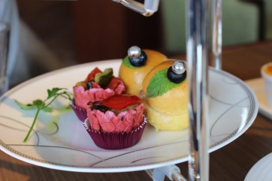 白い恋人パークのアフタヌーンティーセット