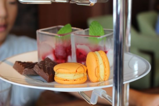 白い恋人パークのアフタヌーンティーセット