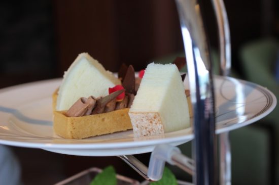 白い恋人パークのアフタヌーンティーセット