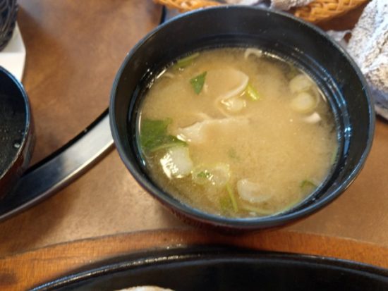 肉の万世の豚汁