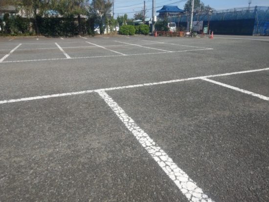 ありのみコースの駐車場