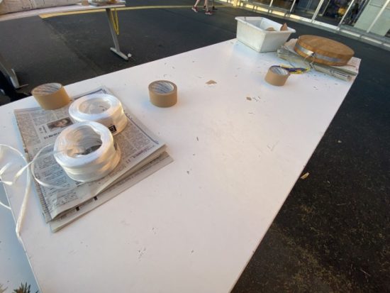 IKEAの本物のモミの木