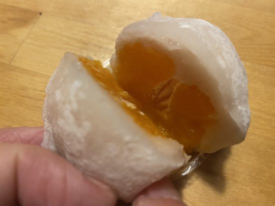 みかん大福と純生入り大福