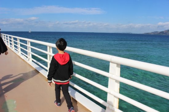 ブセナ海中公園の子供
