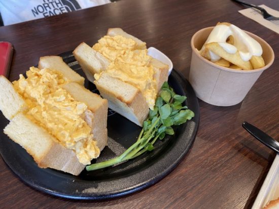 チーズガーデンのサンドイッチ