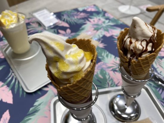 BAYFLOWcafeのソフトクリーム