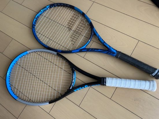 ラケットウルトラ100とピュアドライブ