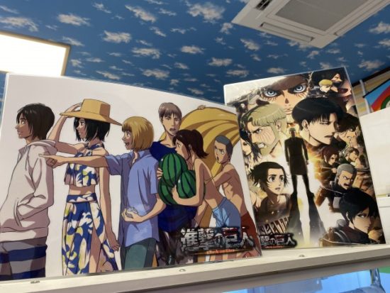 極楽湯進撃の巨人