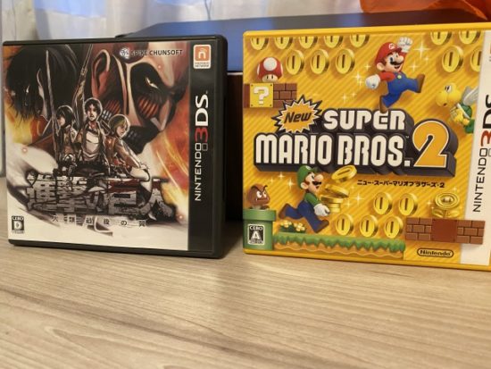 進撃の巨人とマリオDSゲーム