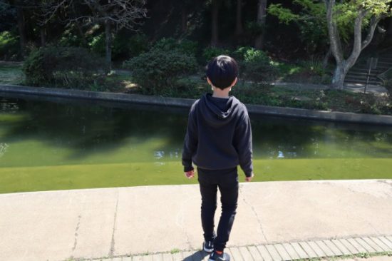 あけぼの山農業公園の子供たち