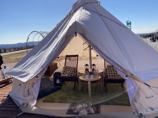 マザー牧場のグランピング