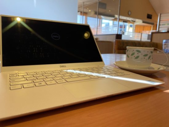 ファミレスのパソコン