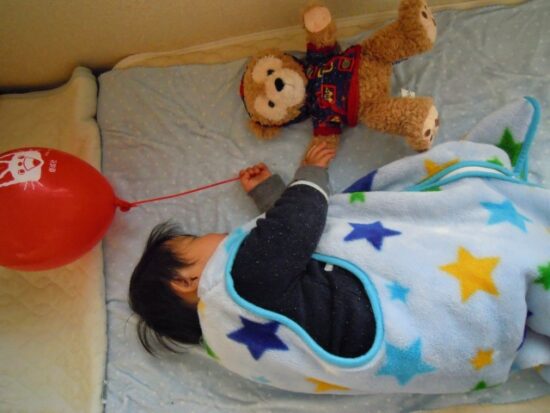 長男クマのぬいぐるみ