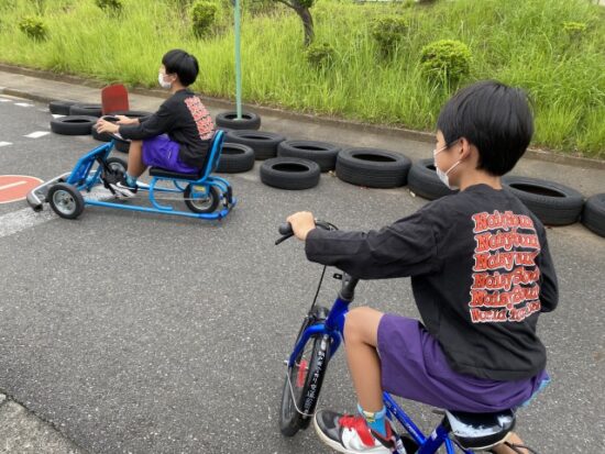 ユーカリ交通公園の子供たち