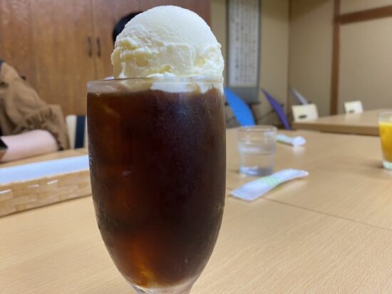 小石川庭園徳川将軍コーヒーフロート