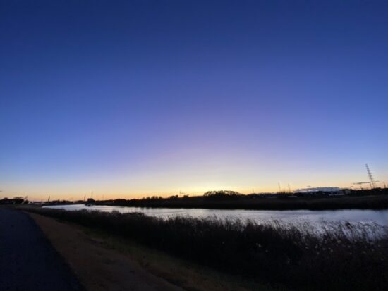 夕焼け空の写真