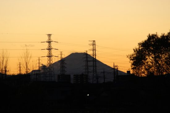 夕焼け空の写真