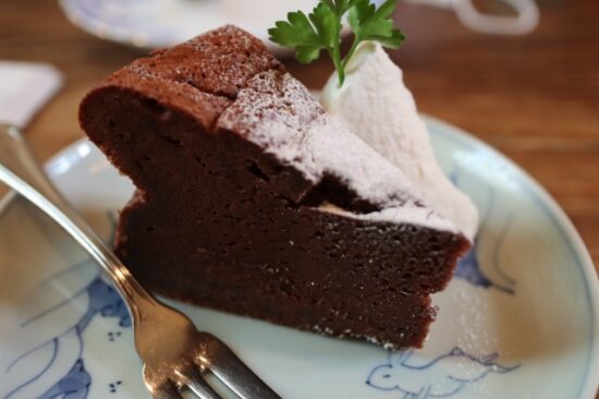 カフェ達磨堂ガトーショコラ