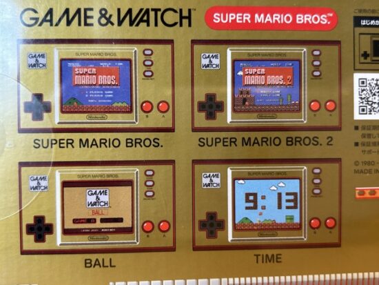 ゲーム&ウオッチ スーパーマリオブラザーズ