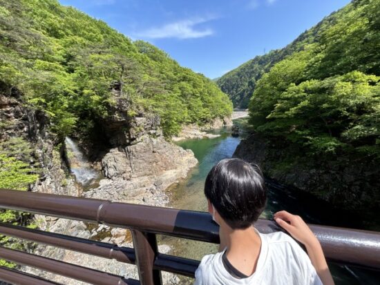 龍王峡の子供たち