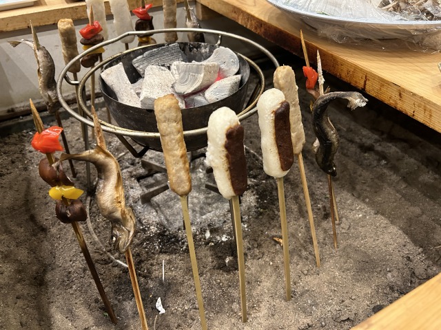 囲炉裏料理