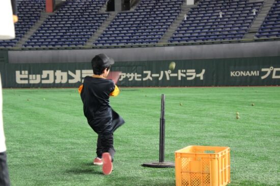 野球教室の次男