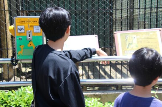 東武動物公園の子供たち